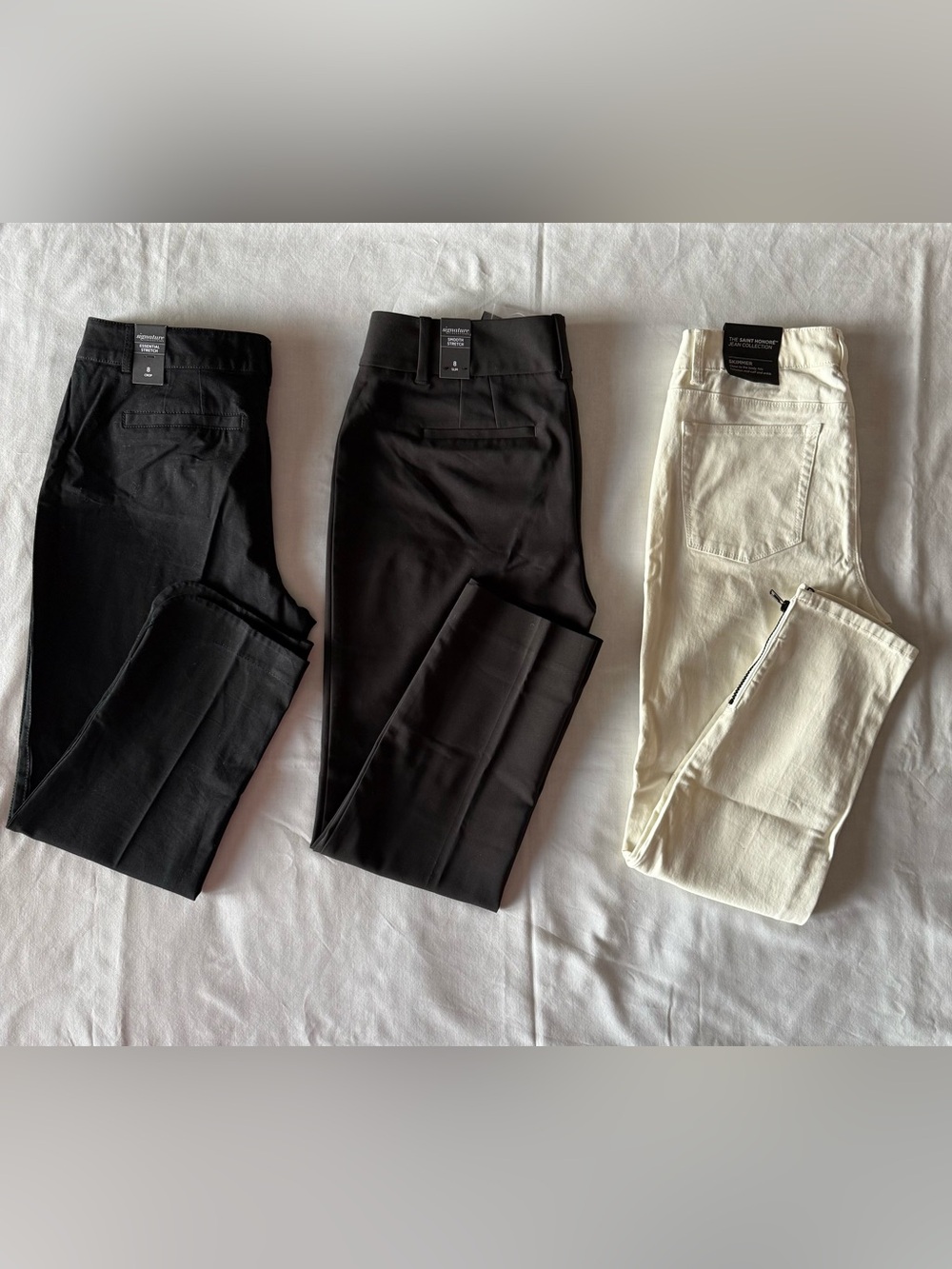 White House Black Market NWT Pants Bundle (Size 8) – 3-Piece Capsule Wardrobe